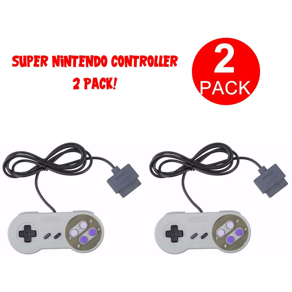 2 FOR New Super Nintendo SNES System Console Replacement Controller 6FT SNS-005 - LAVANDO2 FOR New Super Nintendo SNES System Console Replacement Controller 6FT SNS-0052 FOR New Super Nintendo SNES System Console Replacement Controller 6FT SNS-005