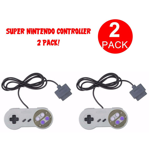 2 FOR New Super Nintendo SNES System Console Replacement Controller 6FT SNS-005 - LAVANDO2 FOR New Super Nintendo SNES System Console Replacement Controller 6FT SNS-0052 FOR New Super Nintendo SNES System Console Replacement Controller 6FT SNS-005