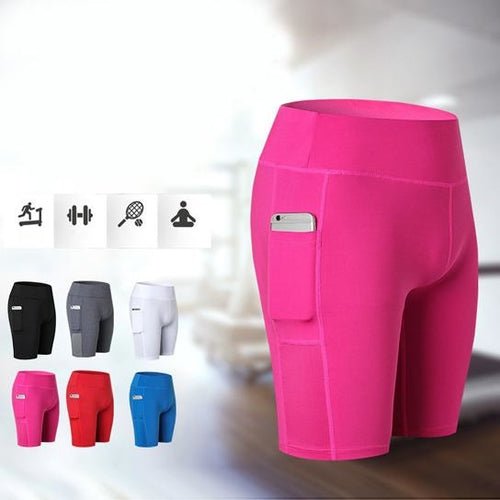 All Seasons Yoga Shorts Stretchable With Phone Pocket - LAVANDOAll Seasons Yoga Shorts Stretchable With Phone PocketAll Seasons Yoga Shorts Stretchable With Phone Pocket