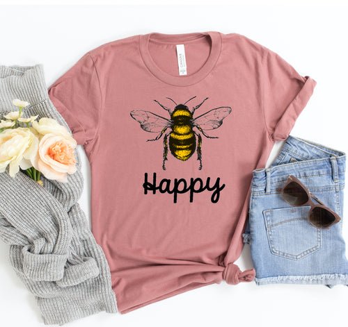 Bee Happy T-shirt - LAVANDOBee Happy T-shirtBee Happy T-shirt