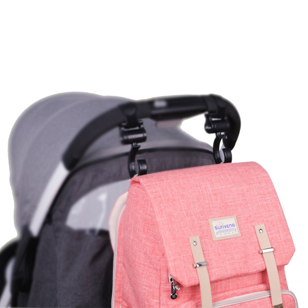 Canvas Diaper Bag Travel Backpack - LAVANDOCanvas Diaper Bag Travel BackpackCanvas Diaper Bag Travel Backpack