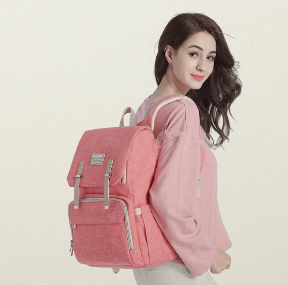 Canvas Diaper Bag Travel Backpack - LAVANDOCanvas Diaper Bag Travel BackpackCanvas Diaper Bag Travel Backpack