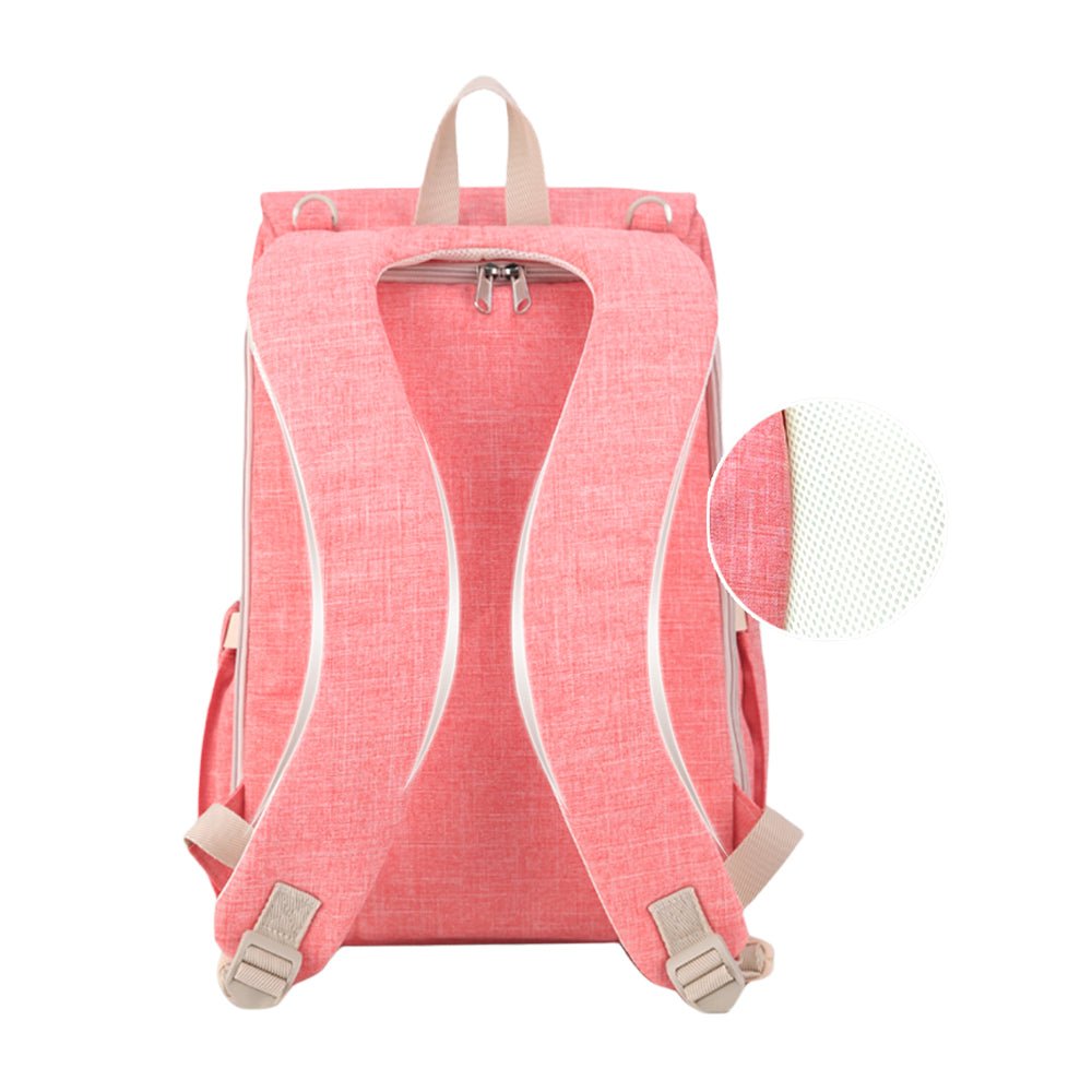 Canvas Diaper Bag Travel Backpack - LAVANDOCanvas Diaper Bag Travel BackpackCanvas Diaper Bag Travel Backpack