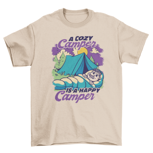 Cozy camper t-shirt - LAVANDOCozy camper t-shirtCozy camper t-shirt