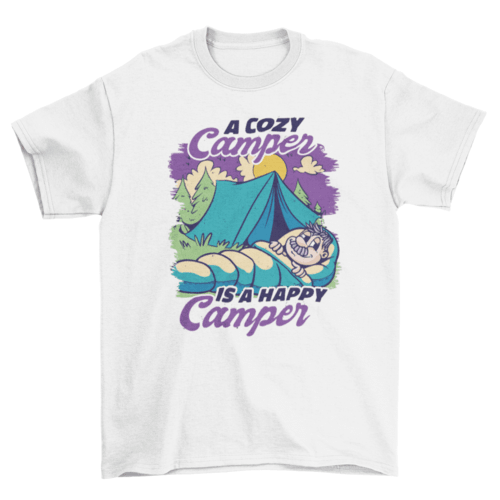 Cozy camper t-shirt - LAVANDOCozy camper t-shirtCozy camper t-shirt