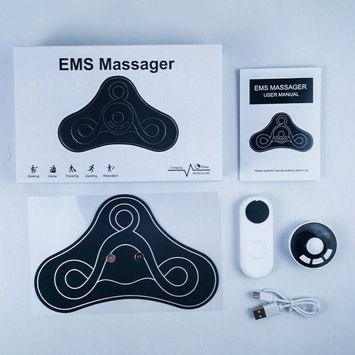 EMS Electric Massager Stimulator Pain Relief Neck Back Leg Health Care - LAVANDOEMS Electric Massager Stimulator Pain Relief Neck Back Leg Health CareEMS Electric Massager Stimulator Pain Relief Neck Back Leg Health Care