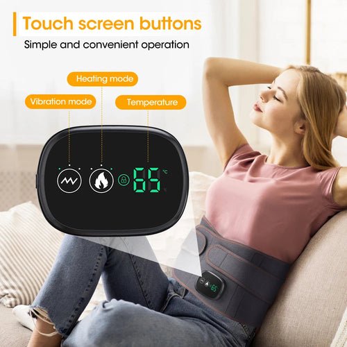 Heat Therapy Lumbar Brace Support Massager Waist Massager Back Belt - LAVANDOHeat Therapy Lumbar Brace Support Massager Waist Massager Back BeltHeat Therapy Lumbar Brace Support Massager Waist Massager Back Belt