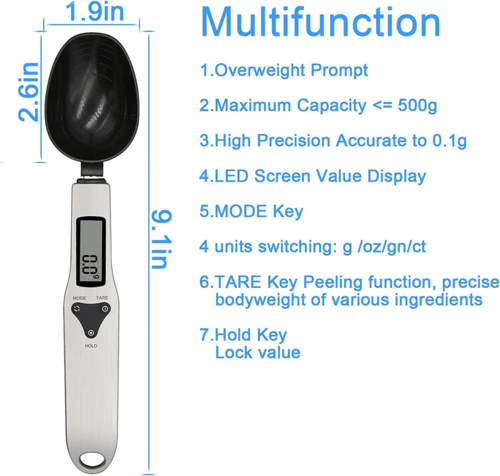 Kitchen Electronic Measuring Spoon Food Scale Digital Spoon Scale - LAVANDOKitchen Electronic Measuring Spoon Food Scale Digital Spoon ScaleKitchen Electronic Measuring Spoon Food Scale Digital Spoon Scale