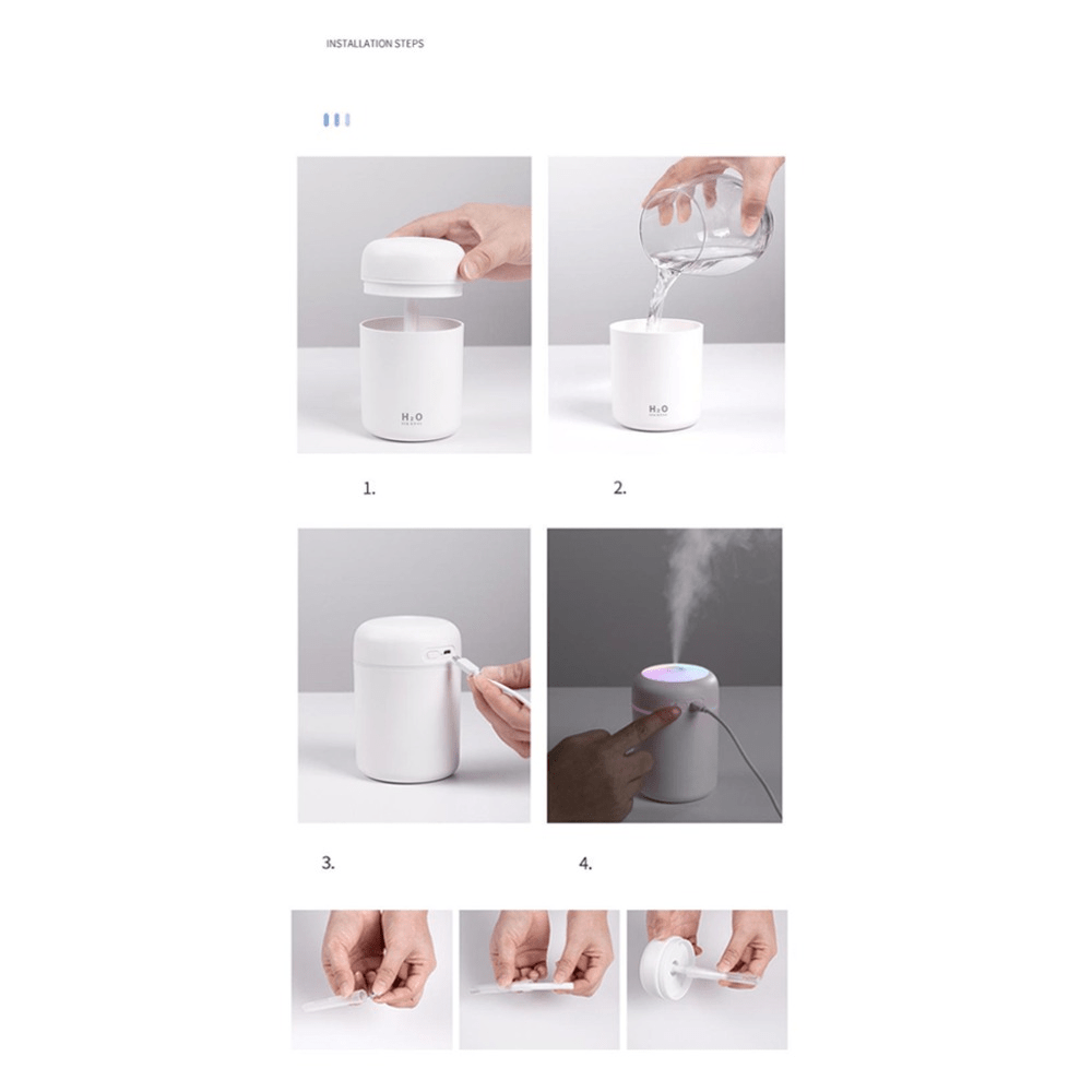 Portable Air Humidifier Aroma Essential Oil Diffuser for Car Home - LAVANDOPortable Air Humidifier Aroma Essential Oil Diffuser for Car HomePortable Air Humidifier Aroma Essential Oil Diffuser for Car Home