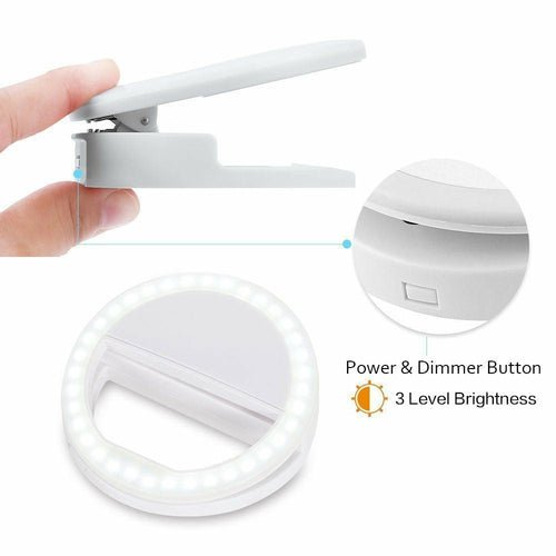 Portable Selfie Ring Clip On for Mobile Phone - LAVANDOPortable Selfie Ring Clip On for Mobile PhonePortable Selfie Ring Clip On for Mobile Phone