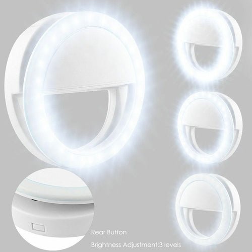 Portable Selfie Ring Clip On for Mobile Phone - LAVANDOPortable Selfie Ring Clip On for Mobile PhonePortable Selfie Ring Clip On for Mobile Phone