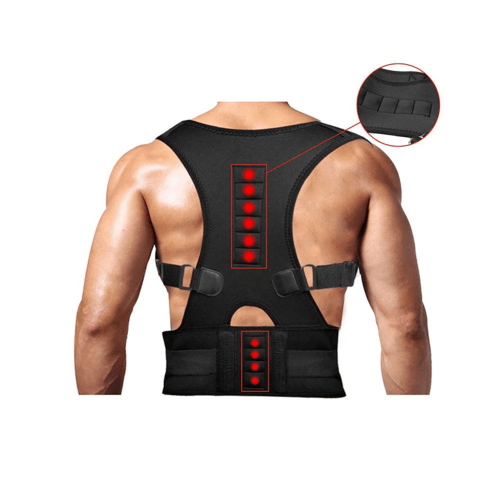Posture Corrector Support Magnetic Back Shoulder Brace Belt Band For - LAVANDOPosture Corrector Support Magnetic Back Shoulder Brace Belt Band ForPosture Corrector Support Magnetic Back Shoulder Brace Belt Band For