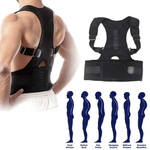 Posture Corrector Support Magnetic Back Shoulder Brace Belt Band For - LAVANDOPosture Corrector Support Magnetic Back Shoulder Brace Belt Band ForPosture Corrector Support Magnetic Back Shoulder Brace Belt Band For