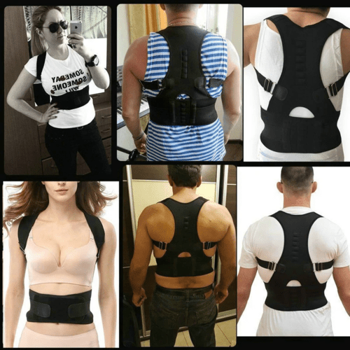 Posture Corrector Support Magnetic Back Shoulder Brace Belt Band For - LAVANDOPosture Corrector Support Magnetic Back Shoulder Brace Belt Band ForPosture Corrector Support Magnetic Back Shoulder Brace Belt Band For