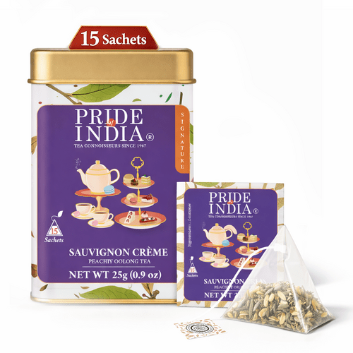 Sauvignon Creme - Peachy Oolong Tea Bags - LAVANDOSauvignon Creme - Peachy Oolong Tea BagsSauvignon Creme - Peachy Oolong Tea Bags