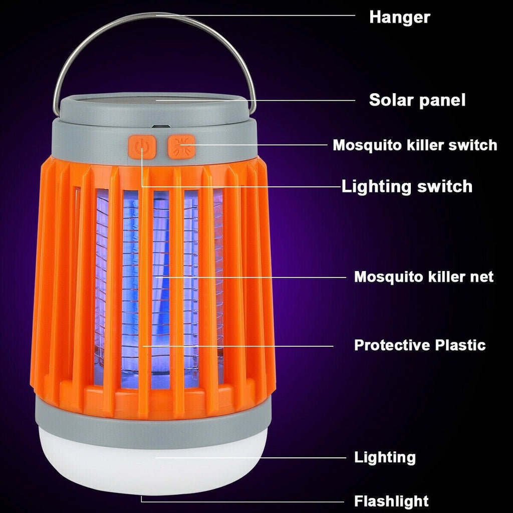 Solar USB Mosquito Killer Light Electronic Fly Bug Insect Zapper Trap Pest Lamp - LAVANDOSolar USB Mosquito Killer Light Electronic Fly Bug Insect Zapper Trap Pest LampSolar USB Mosquito Killer Light Electronic Fly Bug Insect Zapper Trap Pest Lamp