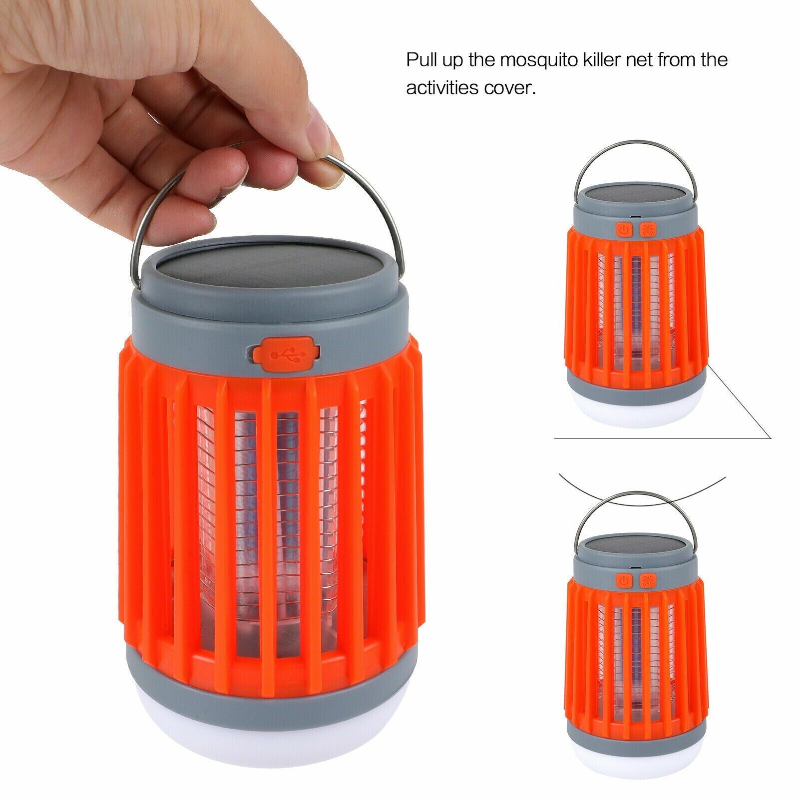 Solar USB Mosquito Killer Light Electronic Fly Bug Insect Zapper Trap Pest Lamp - LAVANDOSolar USB Mosquito Killer Light Electronic Fly Bug Insect Zapper Trap Pest LampSolar USB Mosquito Killer Light Electronic Fly Bug Insect Zapper Trap Pest Lamp