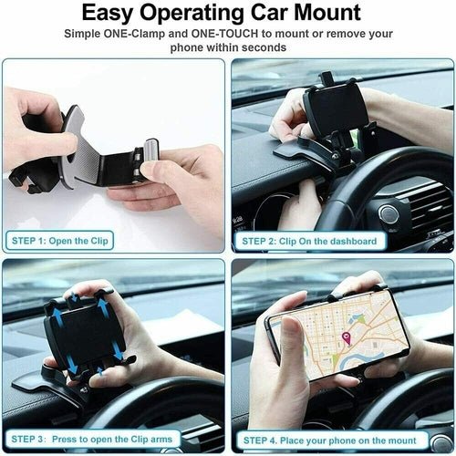 Universal Car Dashboard Mount Holder Stand Clamp Cradle Clip For Cell - LAVANDOUniversal Car Dashboard Mount Holder Stand Clamp Cradle Clip For CellUniversal Car Dashboard Mount Holder Stand Clamp Cradle Clip For Cell